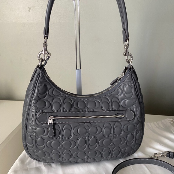 Coach Teri Shoulder Bag In Signature Leather - Picture 3 of 10